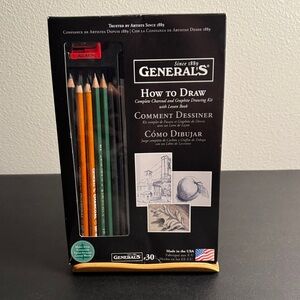 How to Draw Charcoal and Graphite Kit